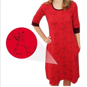 Svaha Darwin’s Tree of Life Katherine Dress, NWOT